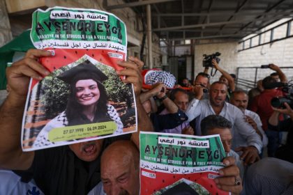Israel considera ‘muito provável’ que o seu Exército tenha matado ‘involuntariamente’ ativista turco-americana
