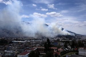Equador registra mais de 1.300 incêndios florestais em menos de um mês