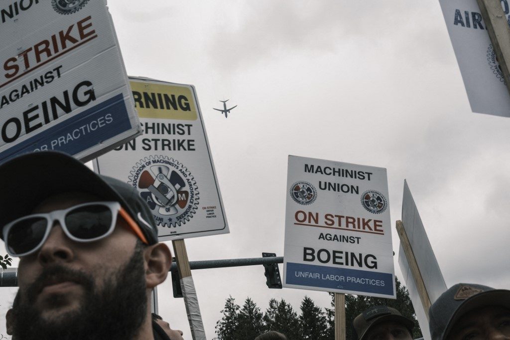 Sindicato descarta ‘oferta final’ da Boeing que buscava acabar com greve