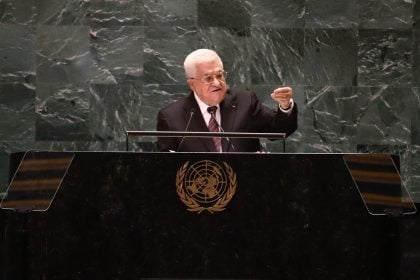 Presidente palestino pede à ONU a interrupção da venda de armas a Israel