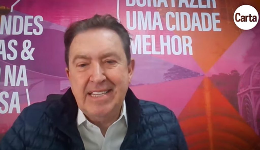 'Não é Lula nem Bolsonaro quem vai se sentar na cadeira de prefeito', diz candidato do PSB em Curitiba