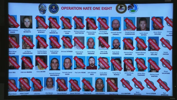Gangue de supremacistas brancos é alvo de operação antidrogas nos EUA