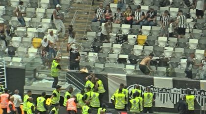 STJD interdita estádio do Atlético-MG após incidentes na final da Copa do Brasil
