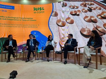Sebrae discute transição verde de pequenos negócios na COP29