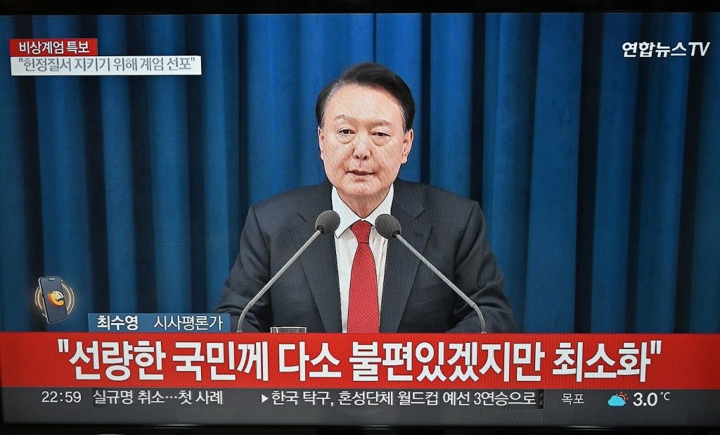 Após reação, presidente da Coreia do Sul anuncia que suspenderá a lei marcial