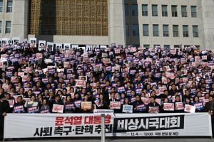 Oposição da Coreia do Sul apresenta moção de censura para destituir o presidente