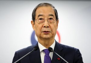 Oposição sul-coreana apresenta moção de impeachment do presidente interino