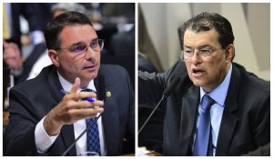 'Coisa de miliciano', diz Eduardo Braga sobre proposta de Flávio Bolsonaro para tirar armas do 'imposto do pecado'