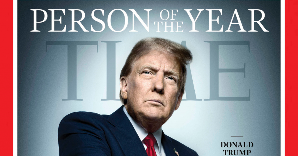 Revista Time escolhe Donald Trump como personalidade do ano pela segunda vez