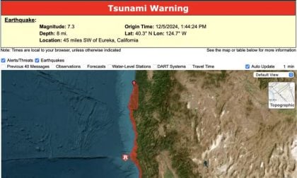 EUA cancelam alerta de tsunami após forte terremoto na Califórnia