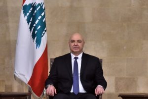 Joseph Aoun, o comandante-chefe do exército que assumiu a presidência do Líbano