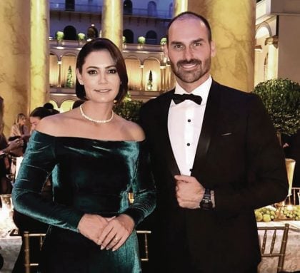 Michelle e Eduardo Bolsonaro integravam a ala mais radical na trama golpista