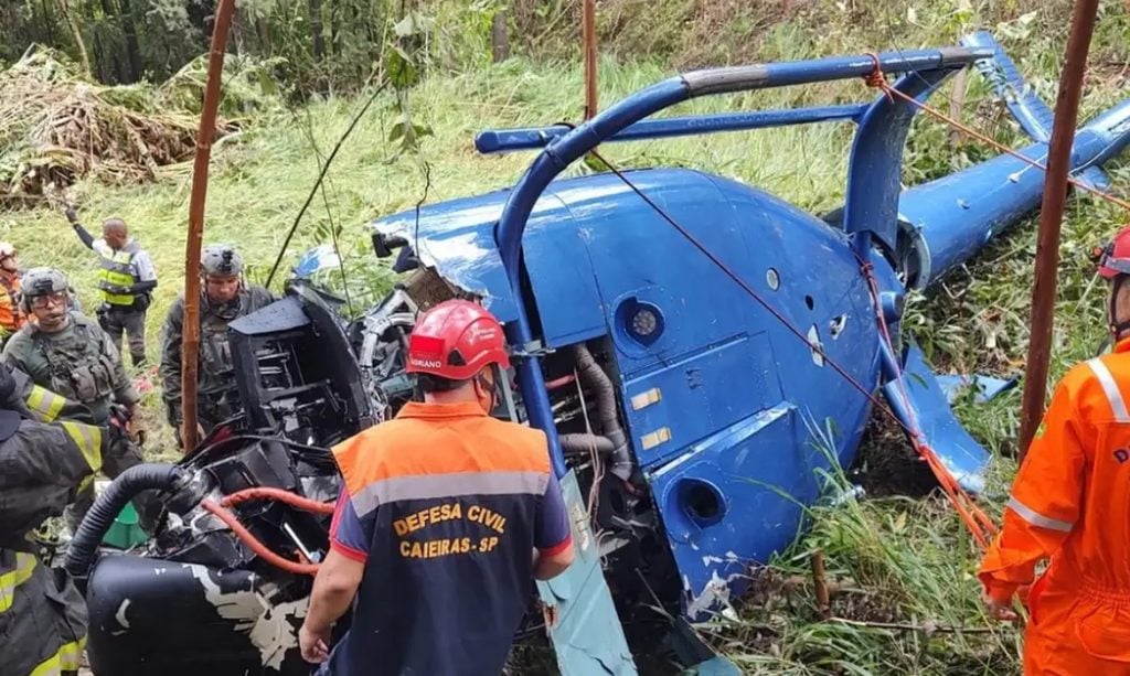 São Paulo: Menina de 12 anos que sobreviveu a queda de helicóptero deve ter alta neste sábado