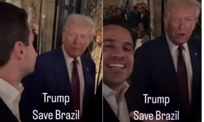 Marçal admite que vídeo com Trump foi gravado antes da posse na Casa Branca