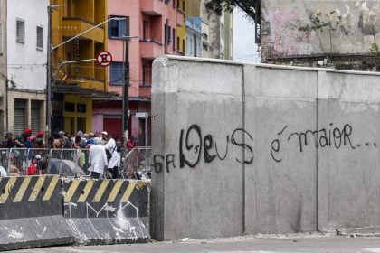 PSOL diz que Nunes não respondeu Moraes no prazo e pede derrubada de muro na Cracolândia