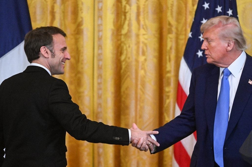 Trump e Macron prometem paz na Ucrânia, mas divergências persistem