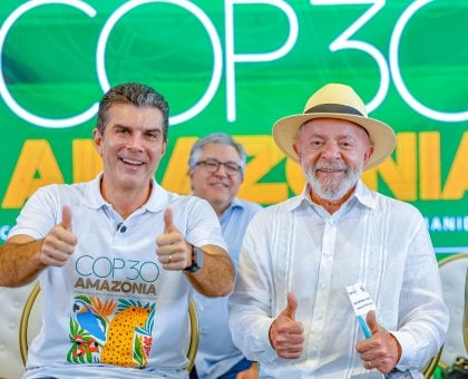 Helder Barbalho, entre a motosserra e a floresta 