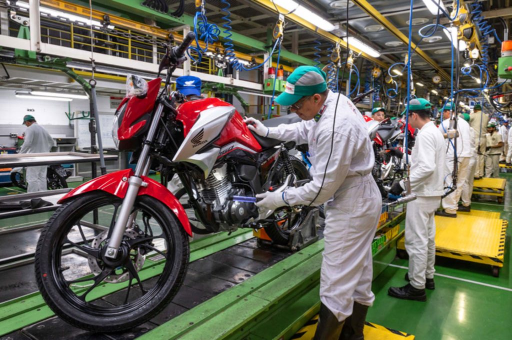 Setor de fabricação de motos tem melhor janeiro em 14 anos
