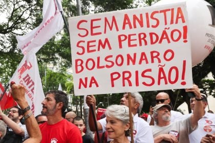 Reprovação à anistia aos golpistas cresce e atinge 47% dos brasileiros, indica pesquisa