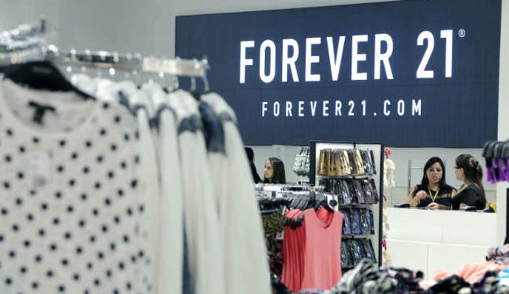 Forever 21 declara falência pela segunda vez