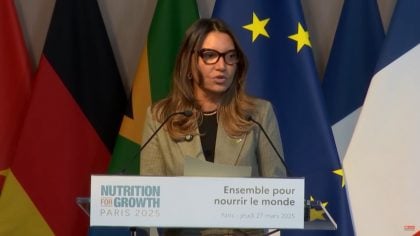 Janja pede ‘mundo com menos armas e mais alimentos’ em cúpula sobre nutrição em Paris