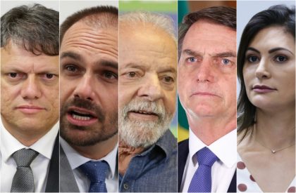 Lula venceria Bolsonaro, Tarcísio, Eduardo e Michelle em eventuais disputas de 2º turno, diz Datafolha