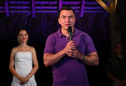 Noboa propõe consulta popular sobre instalação de bases estrangeiras e impeachment de juízes no Equador