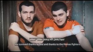 Hamas divulga vídeo que mostra dois reféns israelenses vivos