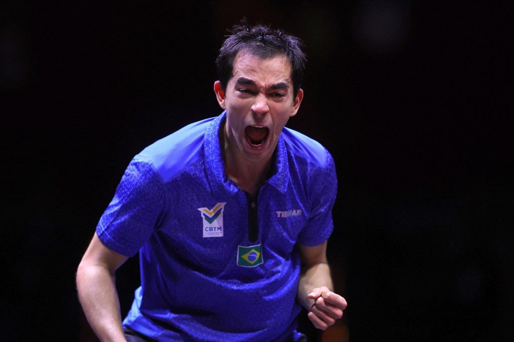 Hugo Calderano conquista prata inédita para o Brasil no mundial de tênis de mesa