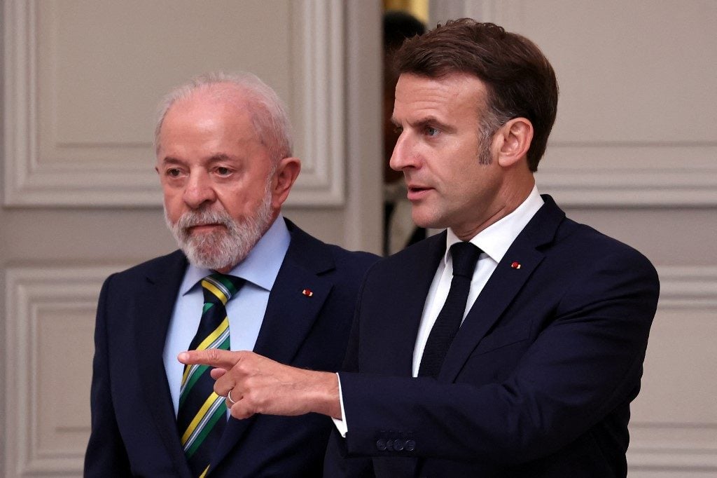 Lula e Macron expõem divergências sobre acordo UE-Mercosul em Paris