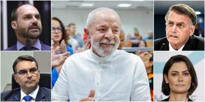 Pesquisa testa cenários com Lula contra o clã Bolsonaro para 2026; veja os resultados