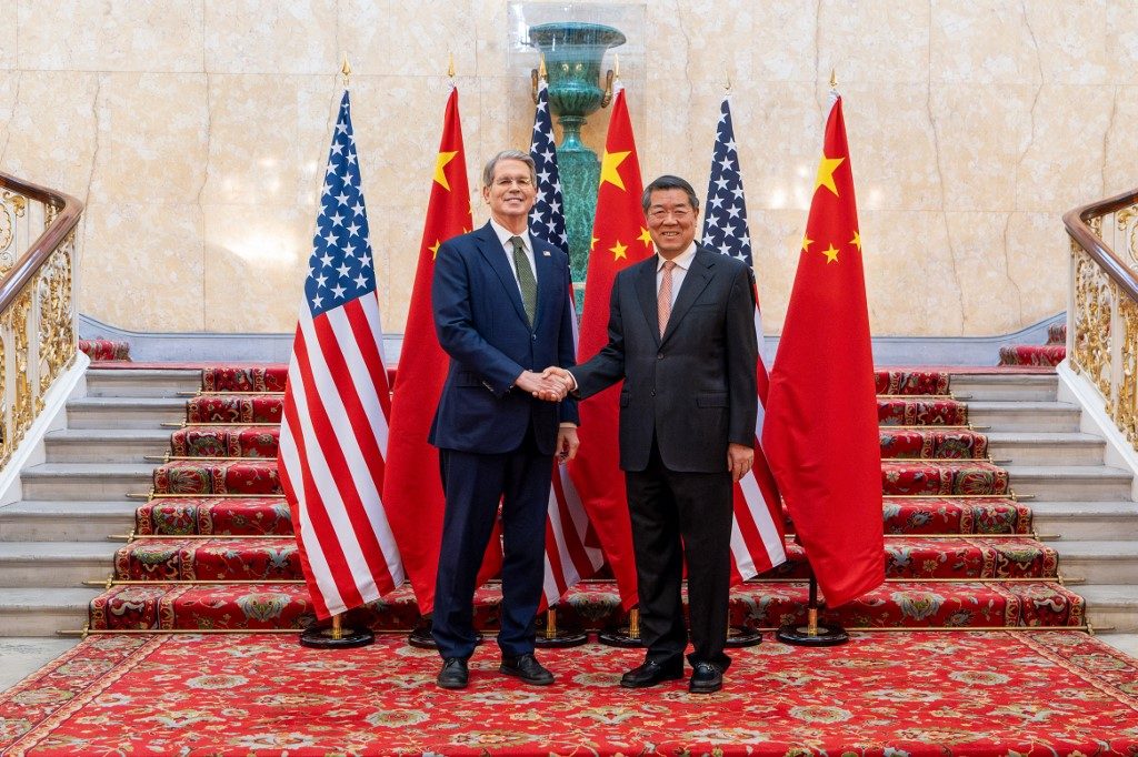 EUA e China chegam a acordo sobre ‘marco geral’ em reunião em Londres