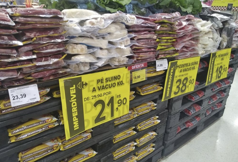 Prévia da inflação de março fica em 0,44%, pressionada por alimentos