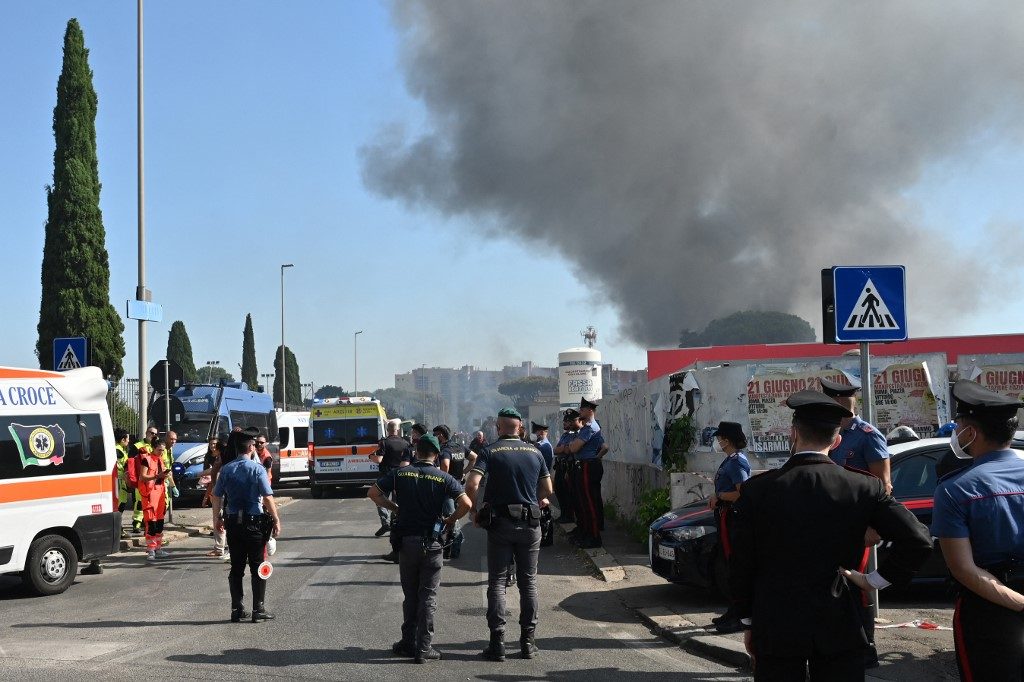 Explosão em posto de gasolina deixa mais de 40 feridos em Roma