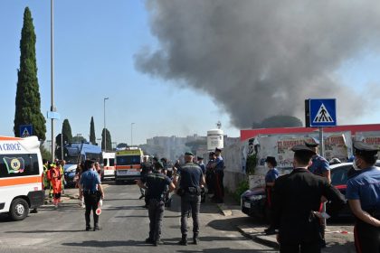 Explosão em posto de gasolina deixa mais de 40 feridos em Roma