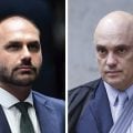 Líder do PT pede a Moraes a prisão de Eduardo após ameaça militar dos EUA
