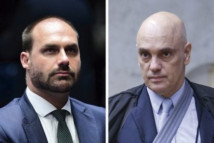 Moraes bloqueia contas, Pix e bens de Eduardo Bolsonaro