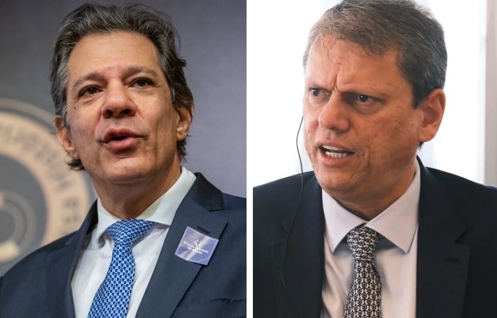 A indireta de Haddad a Tarcísio após falas sobre tarifaço de Trump