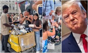Caminhada por NY revela as mesmas 'práticas desleais' que Trump atribui à 25 de Março