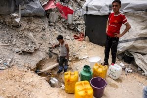 Falta de água agrava a situação dos moradores de Gaza