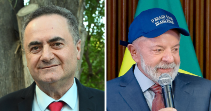 Ministro de Israel ofende Lula e o chama de ‘apoiador do Hamas’; Itamaraty reage