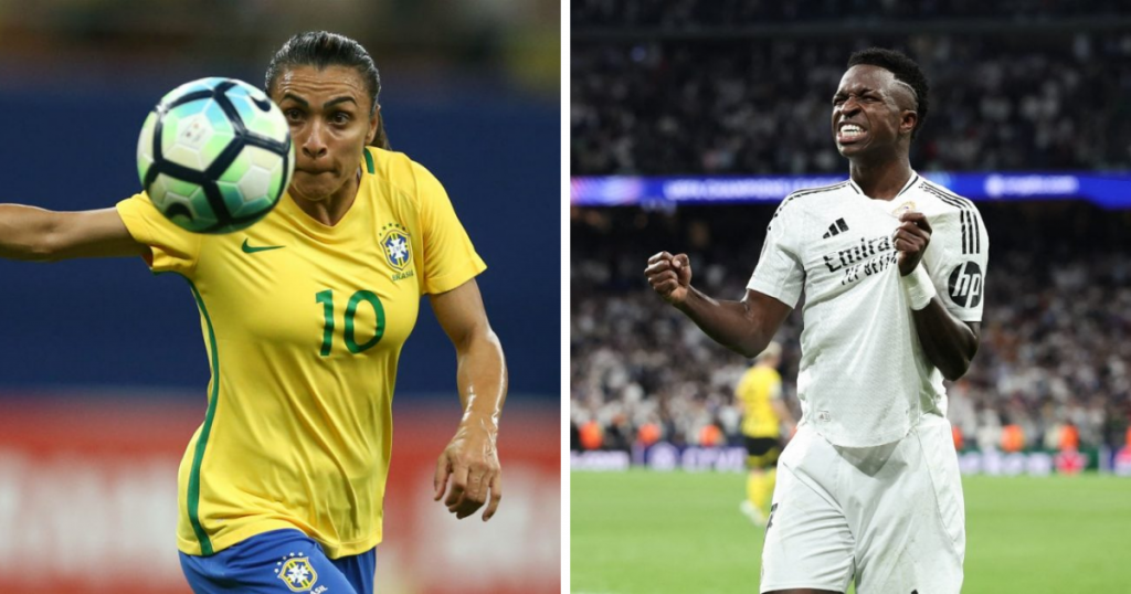 Marta, Vini Jr. e mais: as indicações do Brasil à Bola de Ouro