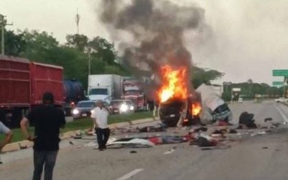 Acidente rodoviário deixa pelo menos 15 mortos no sudeste do México