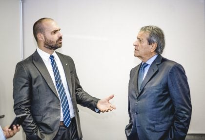 ‘Canalhice’: O incômodo de Eduardo Bolsonaro com as declarações de Valdemar sobre as eleições de 2026