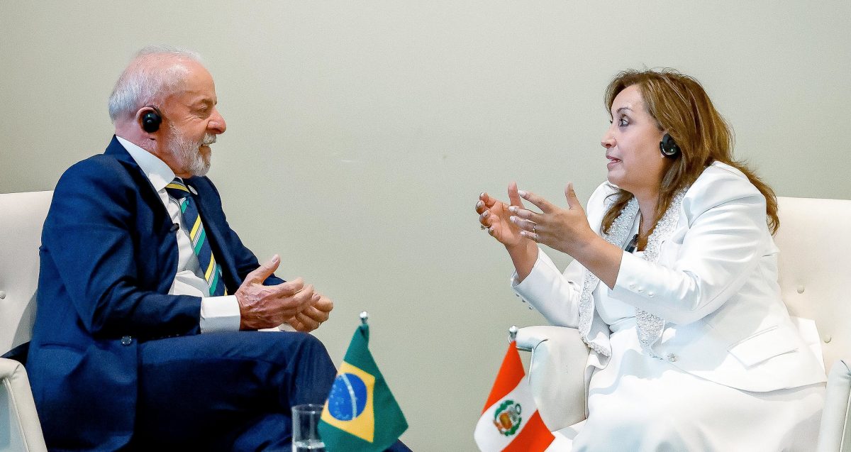 Lula e presidenta do Peru conversam sobre integração sul-americana