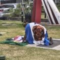 ‘Vigília’ pela internação de Bolsonaro em Brasília mobiliza mais jornalistas do que apoiadores