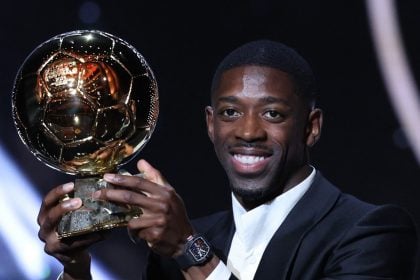 Ousmane Dembélé, do PSG, conquista sua 1ª Bola de Ouro