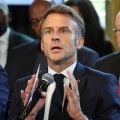 Comboio de Trump bloqueia Macron em uma rua em Nova York