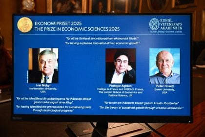 Nobel de Economia premia estudo sobre inovação e crescimento