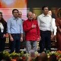 A reação de Motta após Lula criticar o nível do Congresso